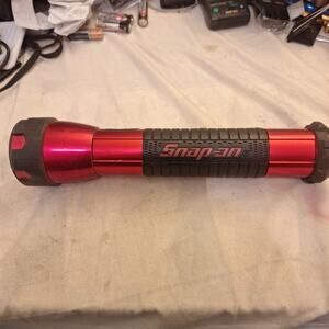 SNAP-ON Flashlight 2D Cell Virtually Unbreakable Aluminum